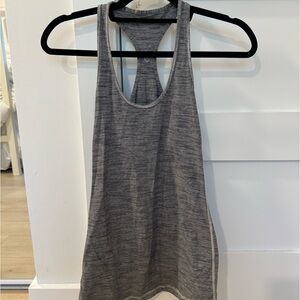 Gray Lulu Lemon Racer back tank